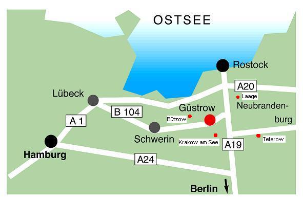 Mecklenburg Vorpommern Verkehrskarte, Landkarte Mecklenburg